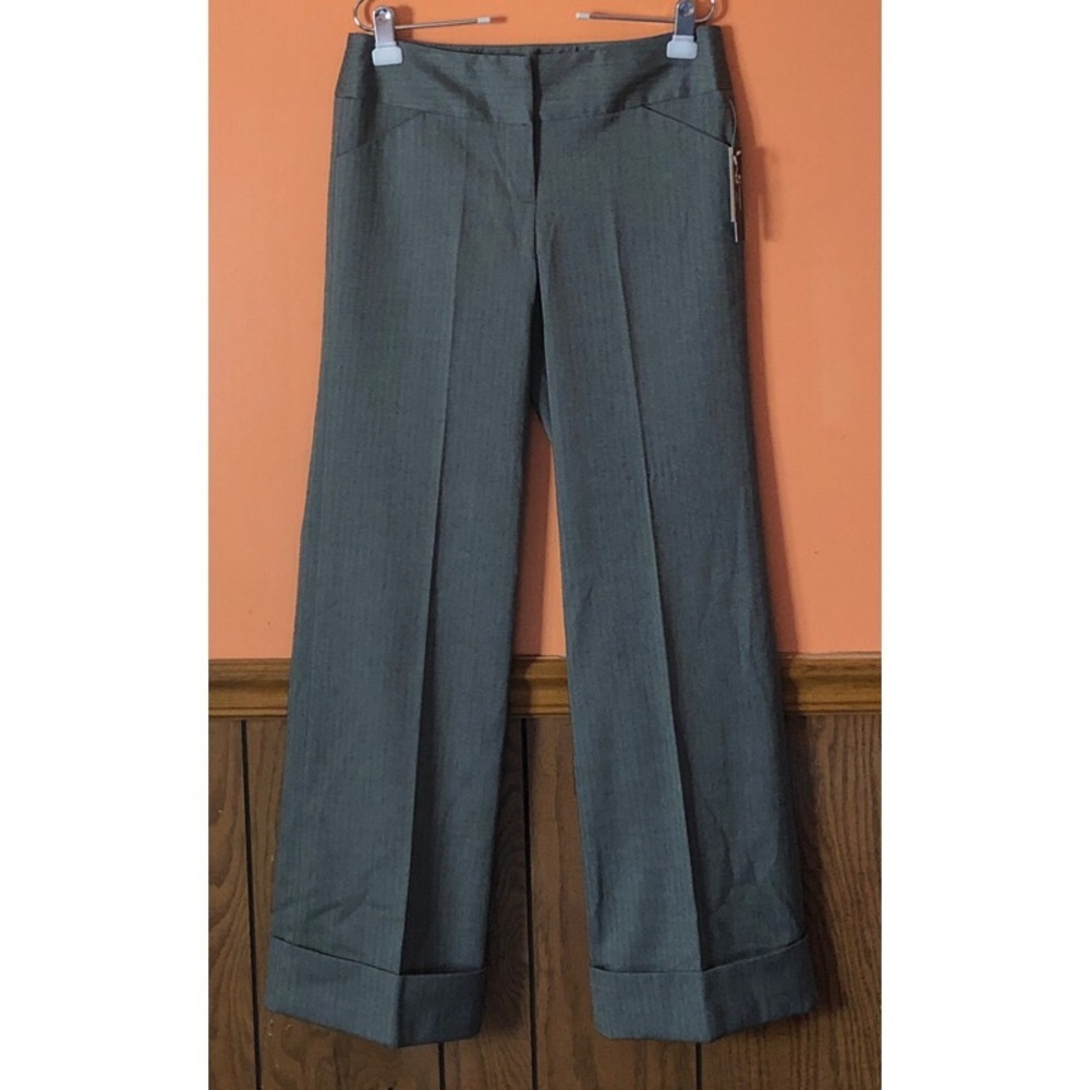 Final Price Cuffed Herringbone Pants